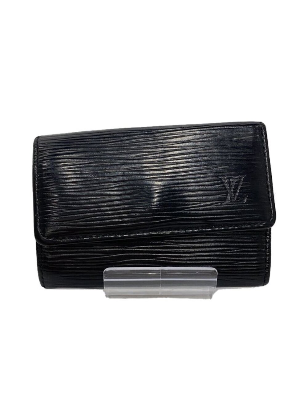 LOUIS VUITTON Multicles Leather Black Solid